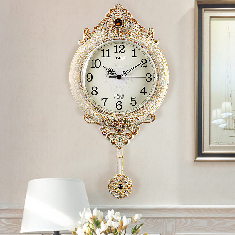 Luxury Lifestyle Aesthetics - Horloges murales minimalistes de style chinois,