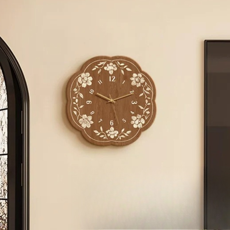 Luxury Lifestyle Aesthetics - Horloges murales nordiques simples, style chinois,