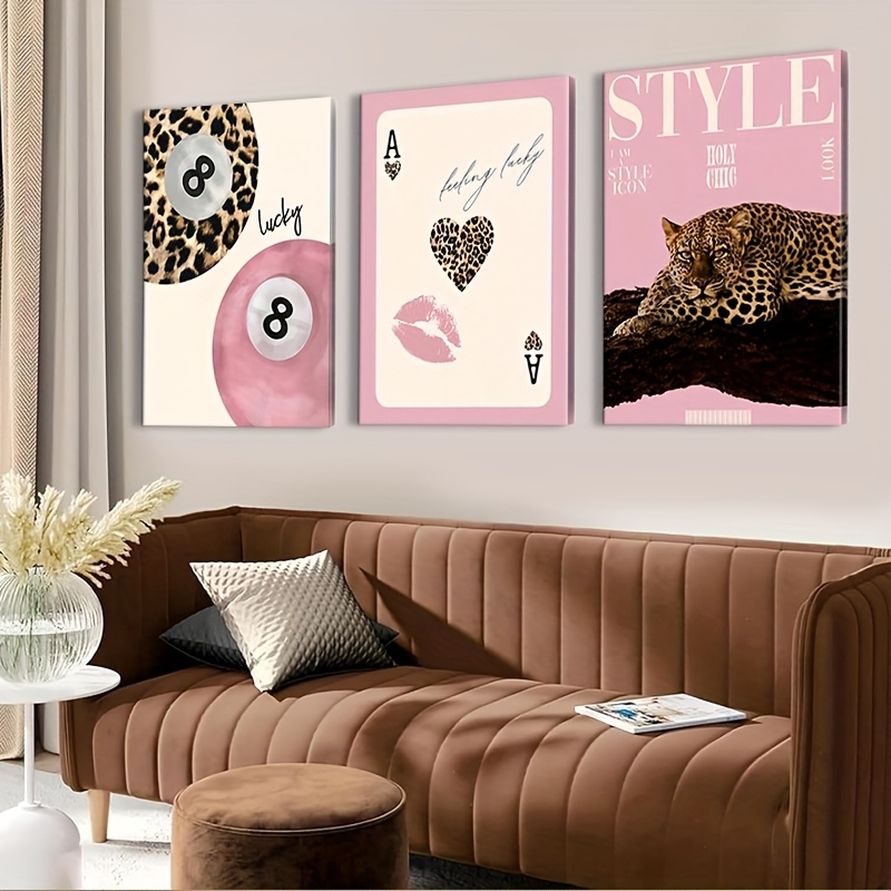 Luxury Lifestyle - Lot de 3 tableaux muraux en