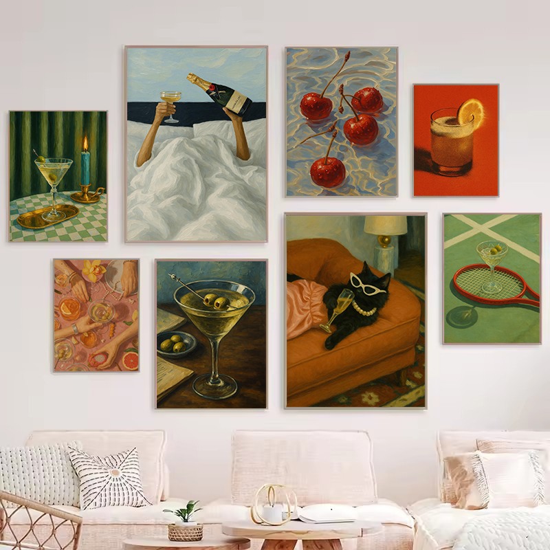 Luxury Lifestyle Aesthetics - 1 pièce Tableau mural sans cadre,