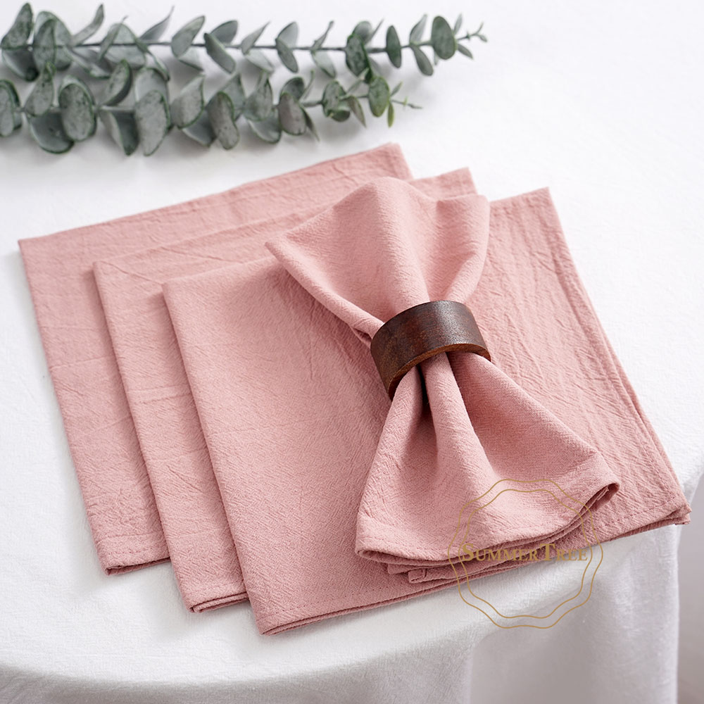 Lot de 24 serviettes en tissu  - Linen Napkin Set avis et prix