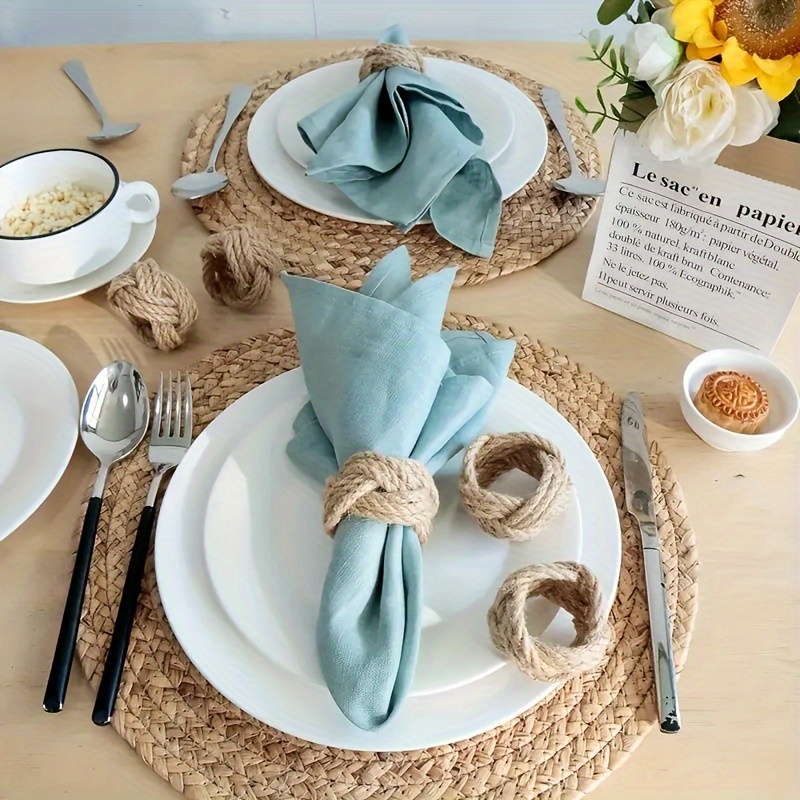 Ensemble d'anneaux de serviett - Linen Napkin Set avis et prix