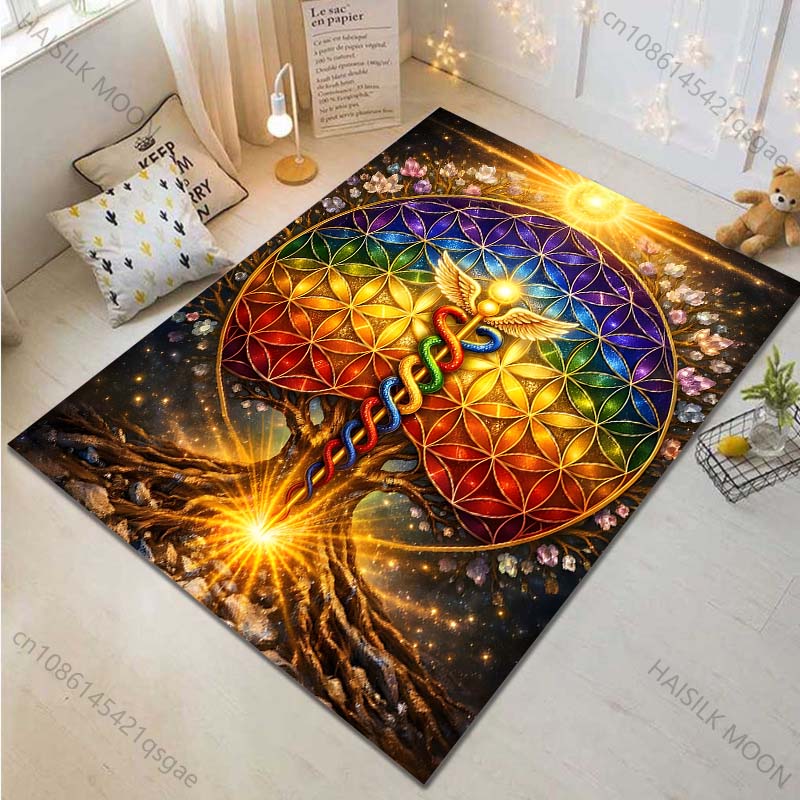 Tapis à motif de fleurs arc-en - Luxury Lifestyle Hotel avis et prix