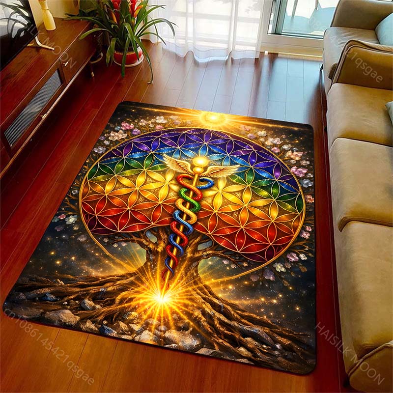 Tapis à motif de fleurs arc-en - Luxury Lifestyle Hotel avis et prix
