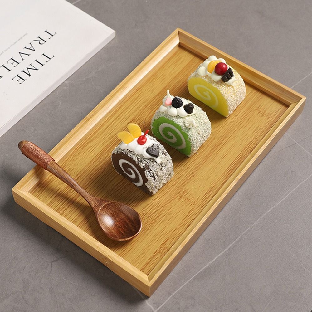 Plateau décoratif en bambou na - Wooden Serving Tray avis et prix