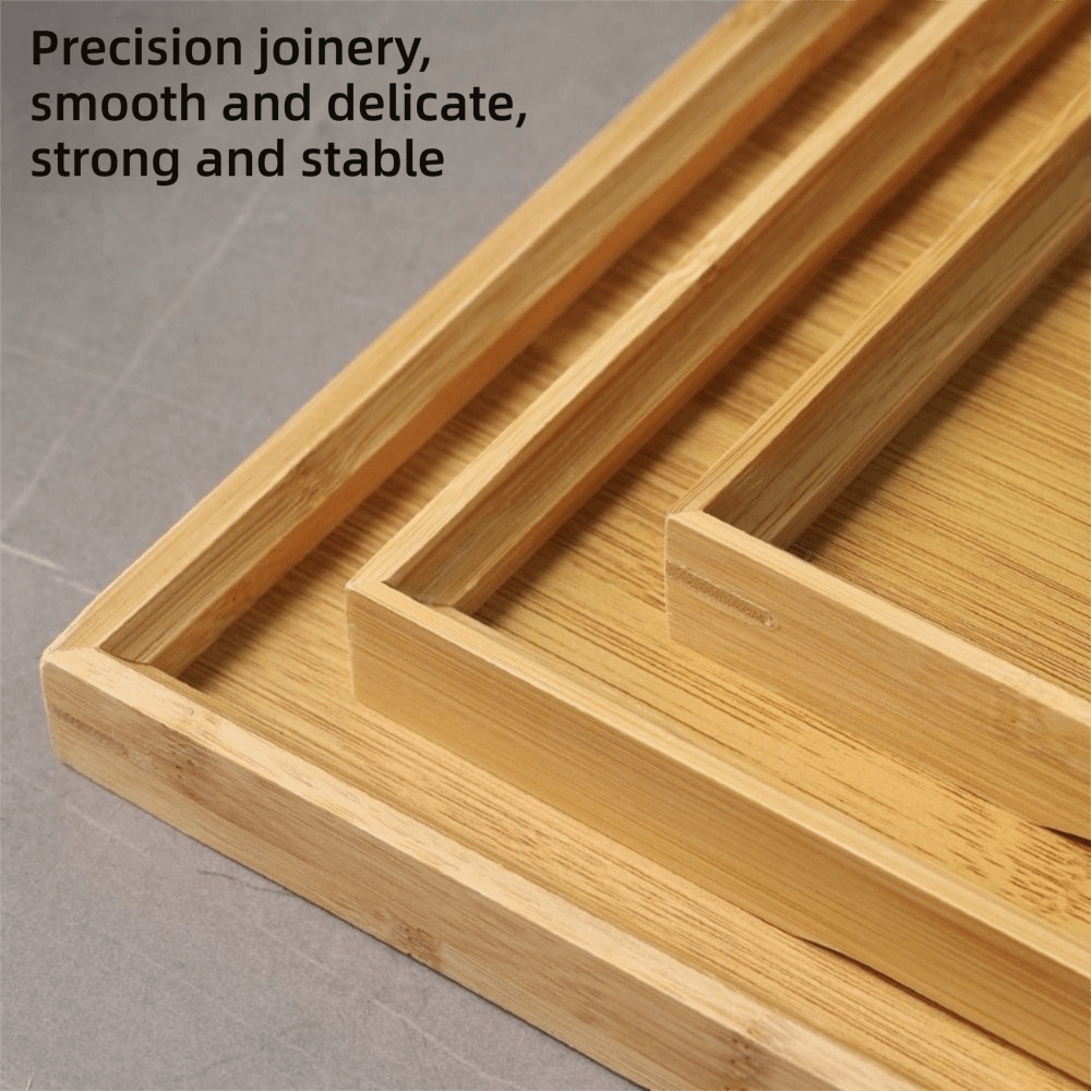 Plateau décoratif en bambou na - Wooden Serving Tray avis et prix