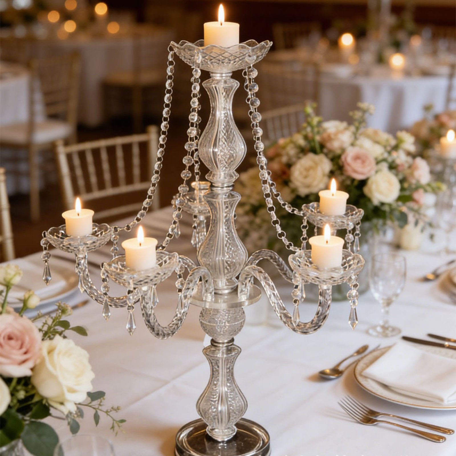 Candélabre en cristal élégant  - Luxury Lifestyle avis et prix