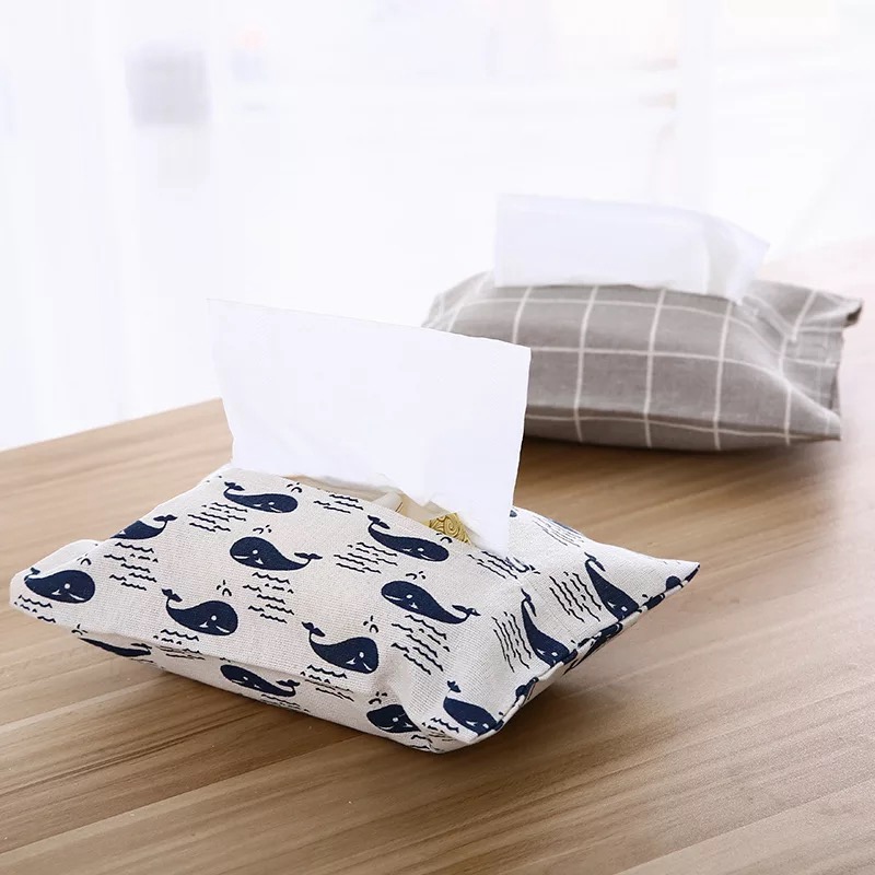 Boîte à mouchoirs en coton et  - Linen Napkin Set avis et prix