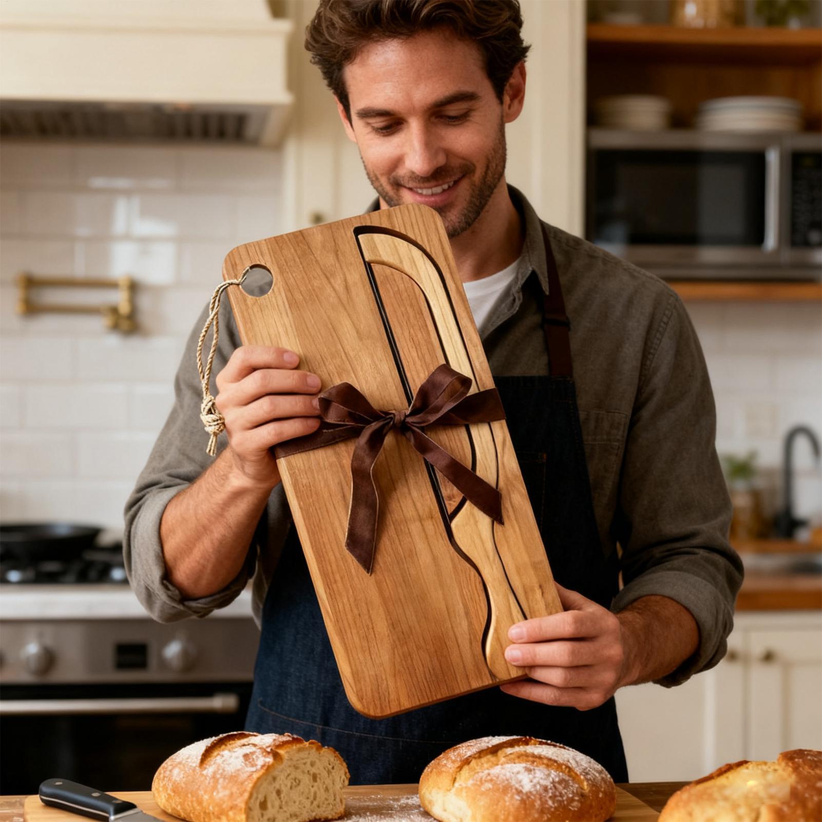 Coupe-pain pour le levain, en  - Wooden Serving Tray avis et prix