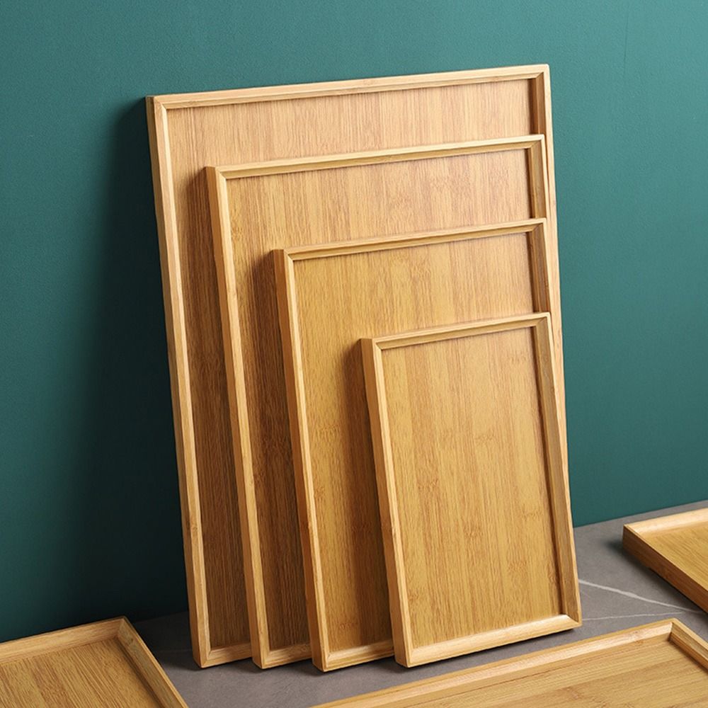 Plateau décoratif en bambou na - Wooden Serving Tray avis et prix