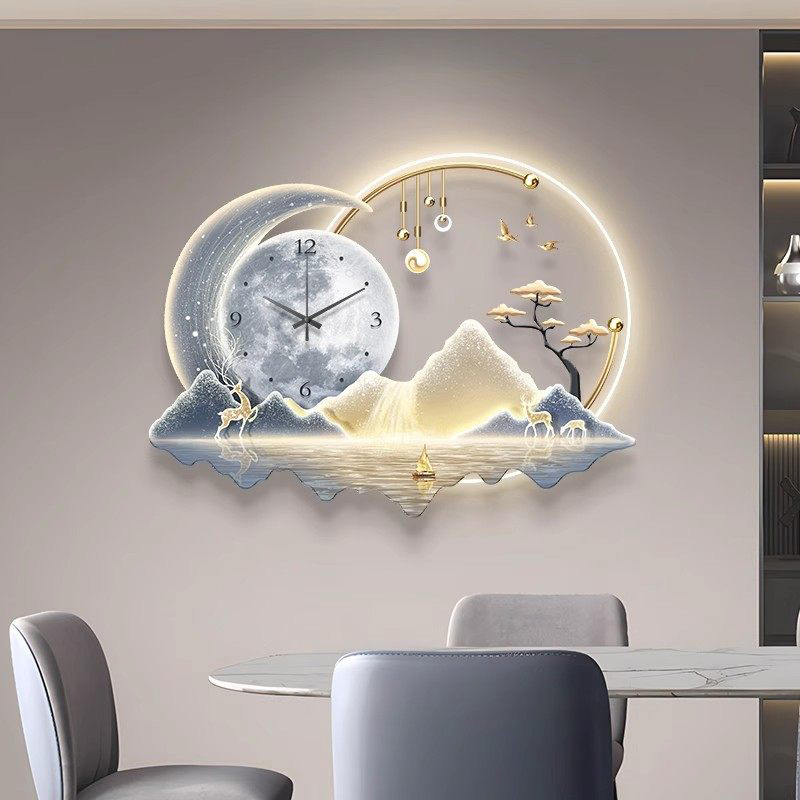 Horloge murale LED artistique, - Luxury Lifestyle Aesthetics avis et prix