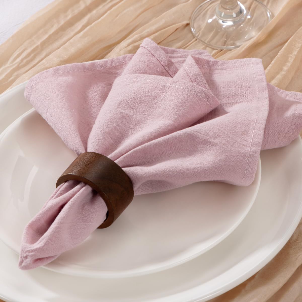 Ensemble de serviettes en tiss - Linen Napkin Set avis et prix