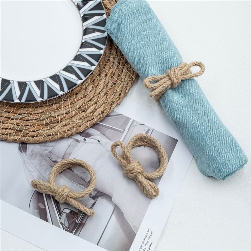 Ensemble de 12 anneaux de serv - Linen Napkin Set avis et prix