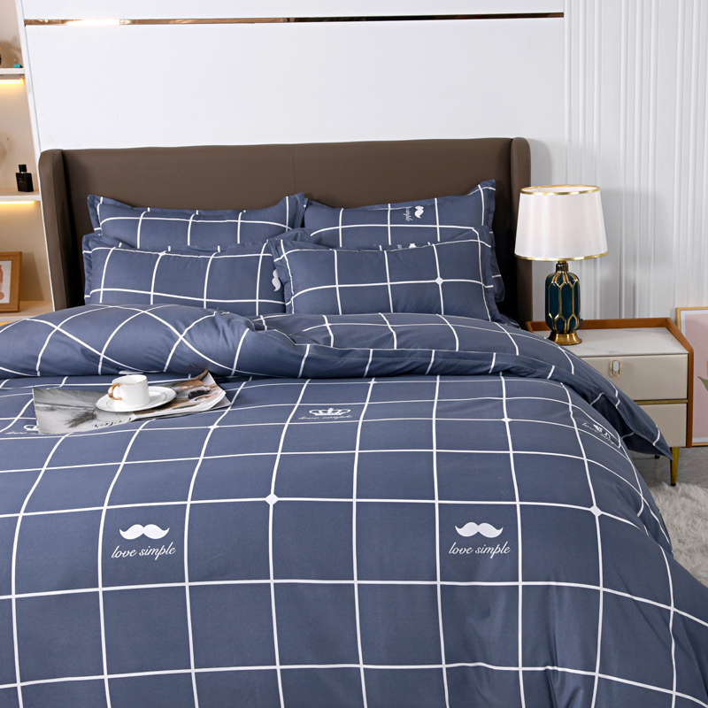 Ensemble de literie à carreaux - Linen Duvet Cover avis et prix