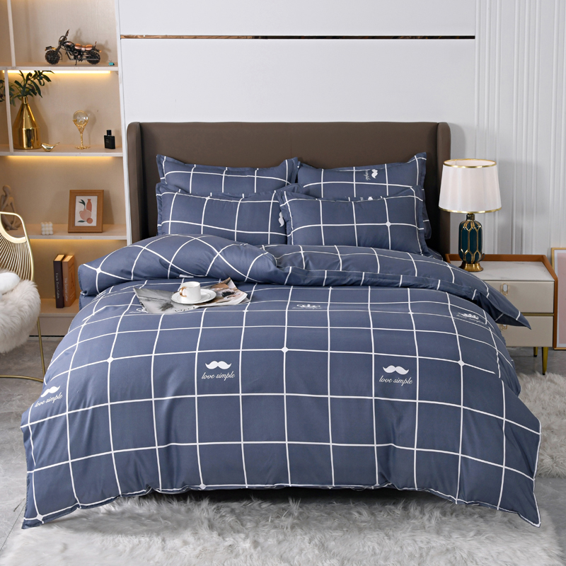 Ensemble de literie à carreaux - Linen Duvet Cover avis et prix