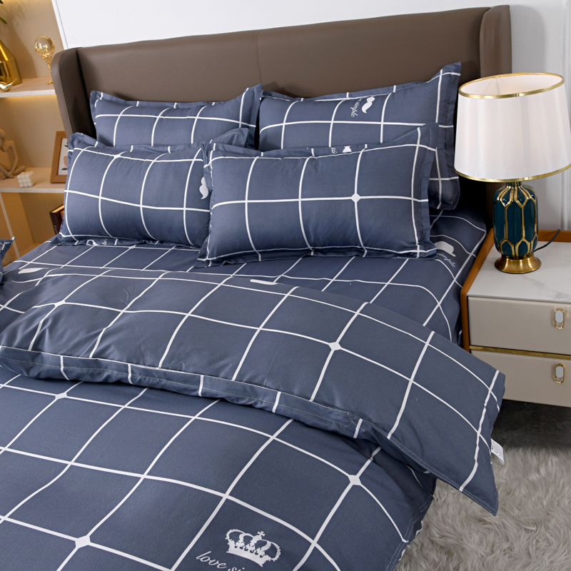 Ensemble de literie à carreaux - Linen Duvet Cover avis et prix
