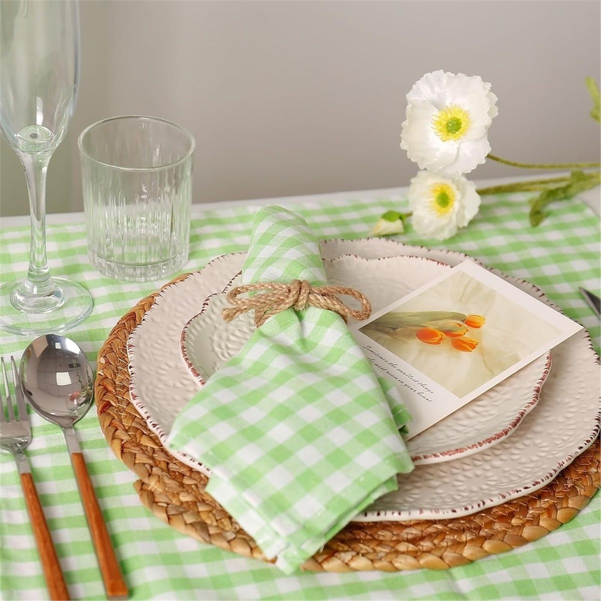 Ensemble de 12 anneaux de serv - Linen Napkin Set avis et prix