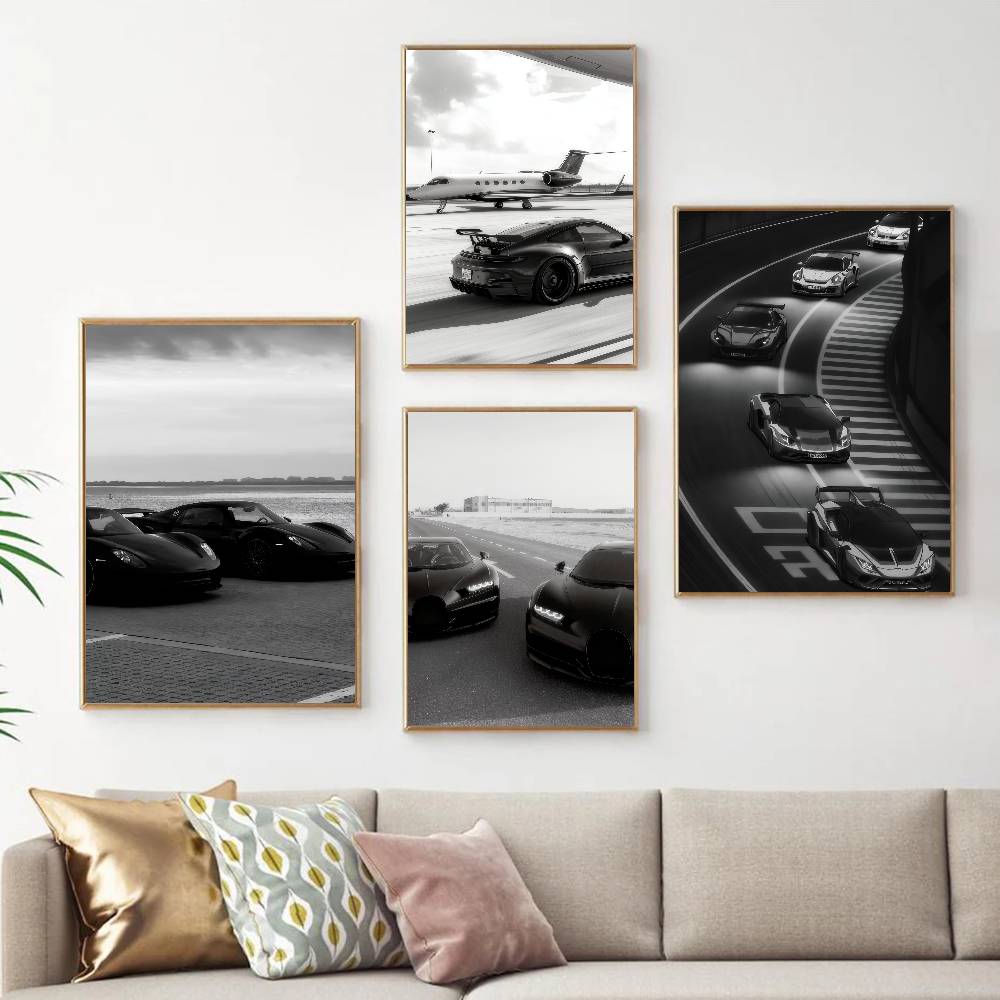 Voiture de sport noire de luxe - Luxury Lifestyle Wallpaper avis et prix